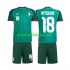 Camisola Argélia Mohamed Amoura 18 Criança Equipamento Segundo 2026 Manga Curta